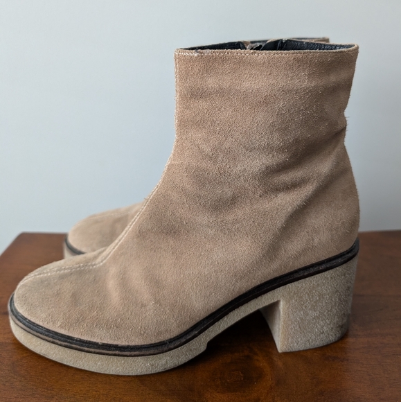 Cordani Fae Suede Tan Suede Ankle Boots Size 38.5 - Picture 2 of 13